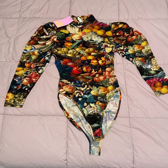 Samantha Pleet Harvest Turtle Bodysuit Size Small - Picture 4 of 7